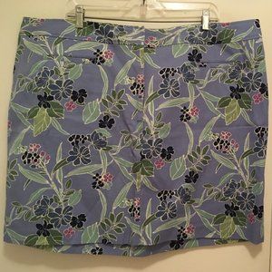 Lane Bryant Floral Print Mini Skirt Size 24